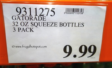 Gatorade 32 oz Squeeze Bottles 3-Pack Costco Price