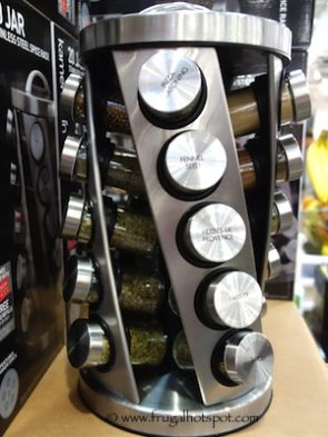 Kamenstein 20 Jar Stainless Steel Spice Rack Costco