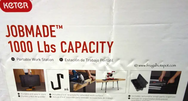 Keter Jobmade Portable Work Station Costco