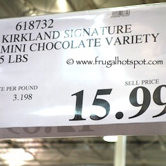 Kirkland Signature Mini Favorites Chocolate Variety 5 lbs Costco Price