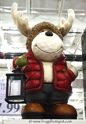 Moose with LED Lantern Costco