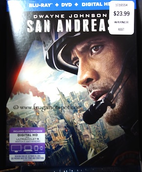 San Andreas Blu-ray/DVD/Digital HD Costco