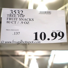 Tree Top Fruit Snacks 80 ct Costco Price