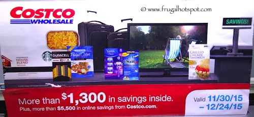 Costco Coupon Book: November 30, 2015 - December 24, 2015. 