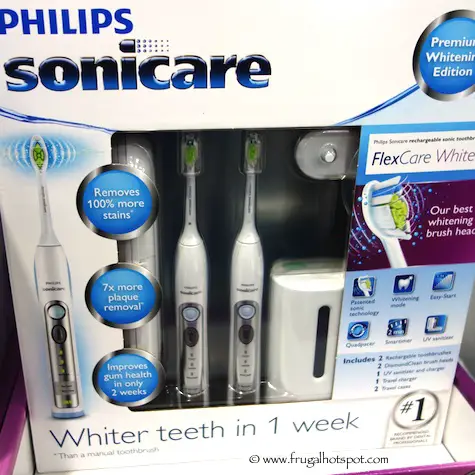 Philips Sonicare FlexCare White Toothbrush 2-Pack Costco