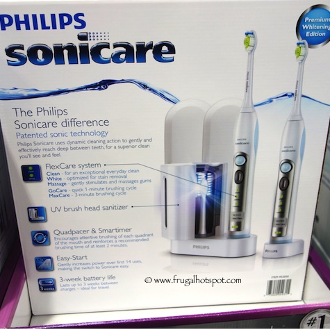 Philips Sonicare FlexCare White Toothbrush 2-Pack Costco