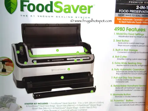 FoodSaver 4980 Automatic Vacuum Sealing System Costco