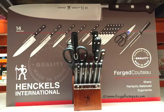 J.A. Henckels 14-Piece Forged Cutlery Set with Block Costco