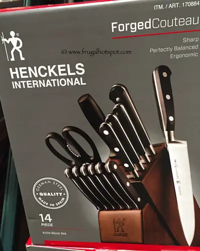 J.A. Henckels 14-Piece Forged Cutlery Set with Block Costco