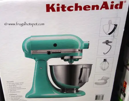 KitchenAid 4.5 Qt Tilt-Head Stand Mixer Aqua Sky Costco