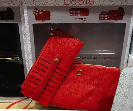 Lodis Olivia Wristlet Card Stacker Red Costco