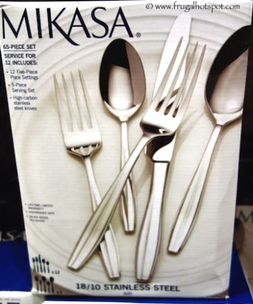 Mikasa 65-Piece Flatware Set Costco