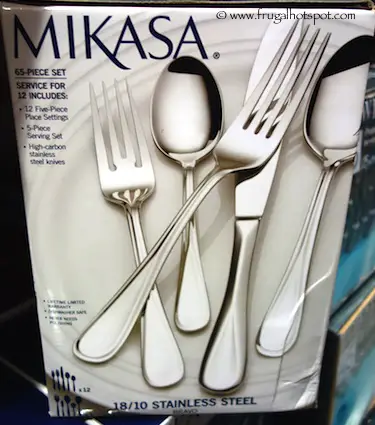 Mikasa 65-Piece Flatware Set Costco