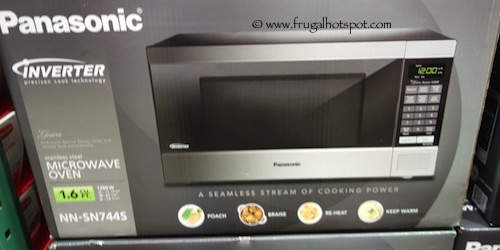 Panasonic Inverter 1.6 Cu. Ft. Stainless Steel Microwave Oven Costco