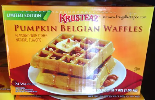 Krusteaz Pumpkin Belgian Waffle Costco