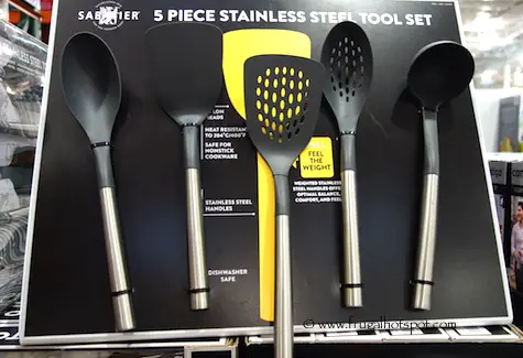 Sabatier 5-Piece Stainless Steel Kitchen Tool Set Costco