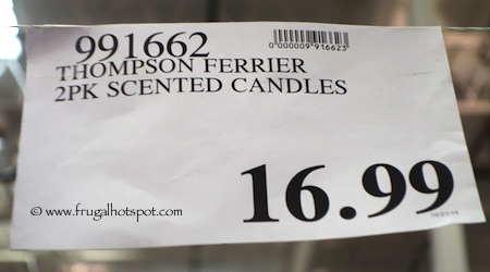 Thompson Ferrier 2-Pack Scented Candles, Kensington Gardens, Luxembourg Gardens Costco Price