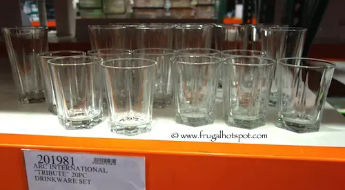 Luminarc Tribute 20-Piece Drinkware Set Costco Price