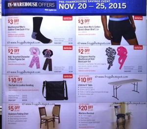 Costco Pre-Thanksgiving Savings Coupon Book: November 20-30, 2015. Page 10