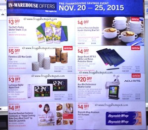 Costco Pre-Thanksgiving Savings Coupon Book: November 20-30, 2015. Page 12