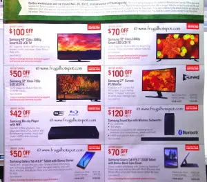 Costco Pre-Thanksgiving Savings Coupon Book: November 20-30, 2015. Page 2