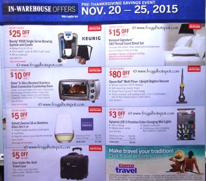 Costco Pre-Thanksgiving Savings Coupon Book: November 20-30, 2015. Page 8