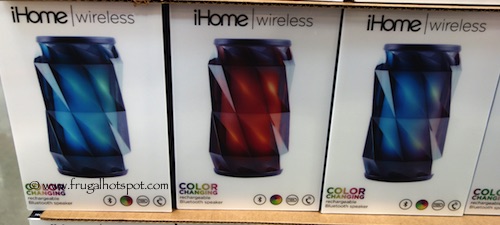 iHome Wireless Color Changing Bluetooth Speaker iBT70 Costco