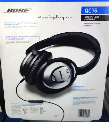 Bose QC15 Acoustic Noise Cancelling Headphones Costco