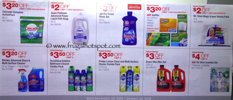 Costco Coupon Book: December 29, 2015 - January 24, 2016. Prices Listed. Frugal Hotspot. Page 13