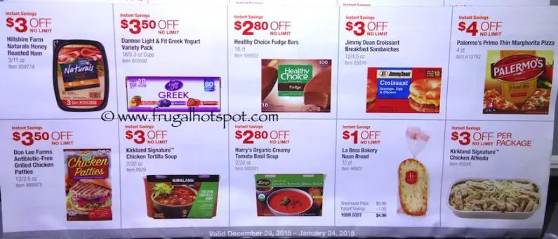 Costco Coupon Book: December 29, 2015 - January 24, 2016. Prices Listed. Frugal Hotspot. Page 16