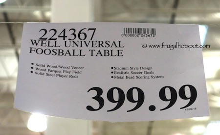 Well Universal Foosball Table Costco Price