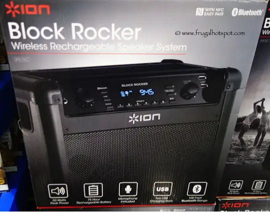 Ion Block Rocker Wireless Speaker System Model #iPA76C Costco