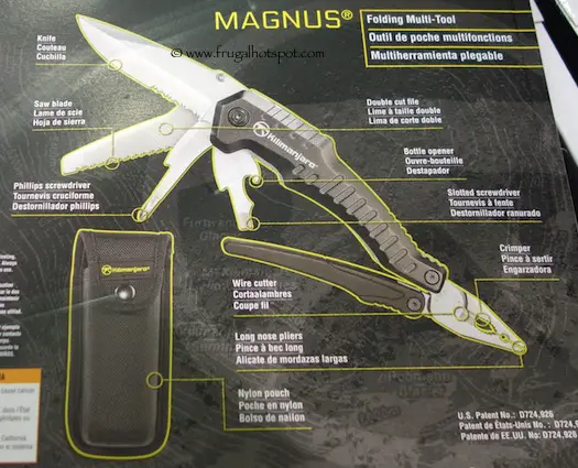 Kilimanjaro Magnus 9-in-1 Folding Multi-Tool with Nylon Storage Pouch Costco