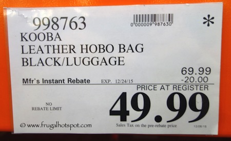 Kooba Leather Hobo Bag Costco Price