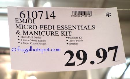 Emjoi Micro-Pedi Essentials and Manicure Kit Costco Price | Frugal Hotspot