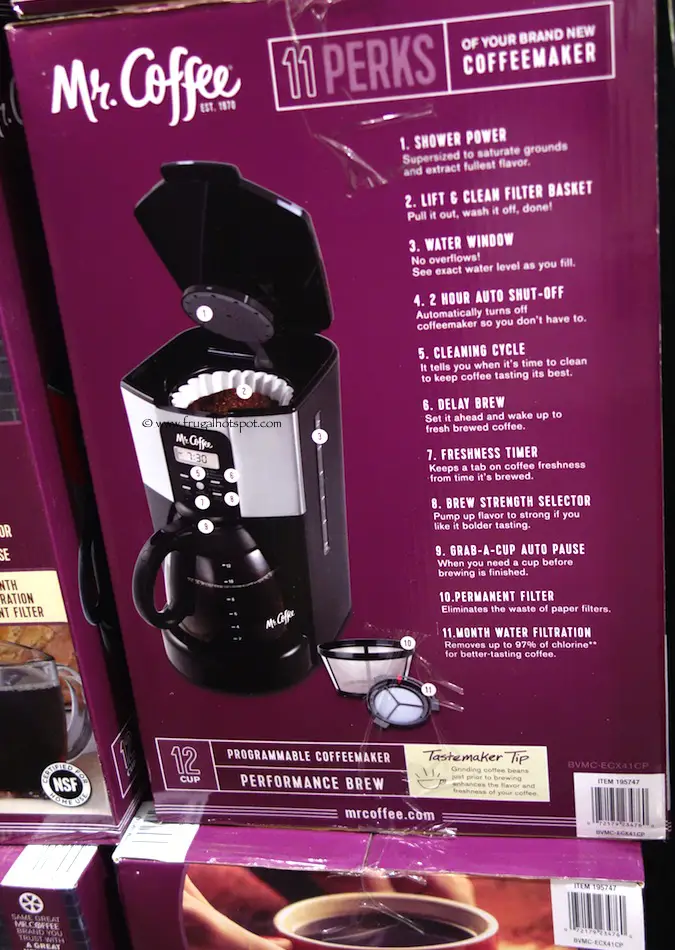 Mr. Coffee 12-Cup Coffee Maker Costco