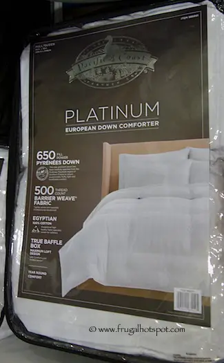 Pacific Coast Feather Pyrenees Down Comforter Queen/Full Size Costco