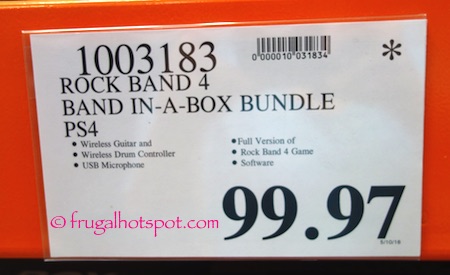 Rock Band 4 Band-in-a-Box Costco Price | Frugal Hotspot