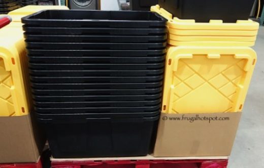 Incredible Solutions 27 Gallon Plastic Storage Bin with Lid Costco | Frugal Hotspot