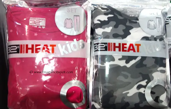 Weatherproof 32 Degrees Heat Kids Thermal Set Costco