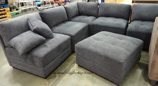 6-Piece Modular Fabric Sectional Costco