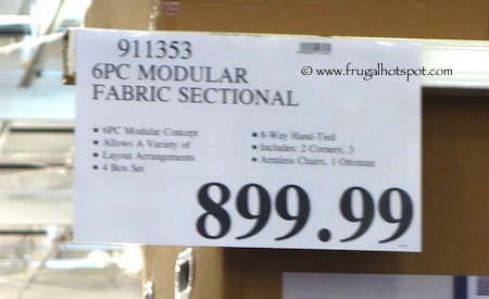 6-Piece Modular Fabric Sectional Costco Price