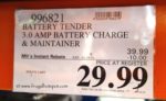 Battery Tender 3.0 Amp Battery Charger Costco Sale Price