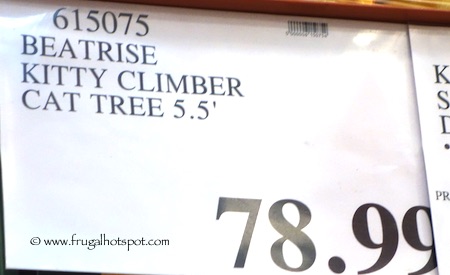 Beatrise Cat Furniture Kitty Climber Cat Tree 5.5' Costco Price