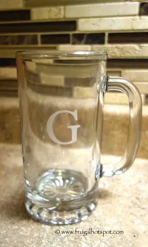Susquehanna Monogrammed Barware Collection 16-ounce Personalized Beer Mug 4-count Costco