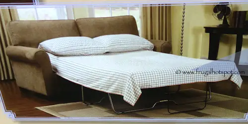 Chenille Fabric Sofa with Queen Sleeper Costco