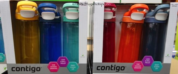 Contigo Cortland 3-Pack Water Bottle Set Costco