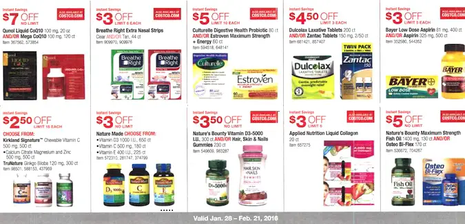 Costco Coupon Book: January 28, 2016 - February 21, 2016. Frugal Hotspot. Page 11