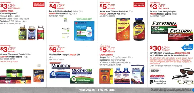 Costco Coupon Book: January 28, 2016 - February 21, 2016. Frugal Hotspot. Page 12