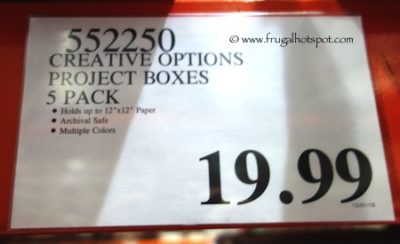 Creative Options Project Box 5-Piece Set Costco Price